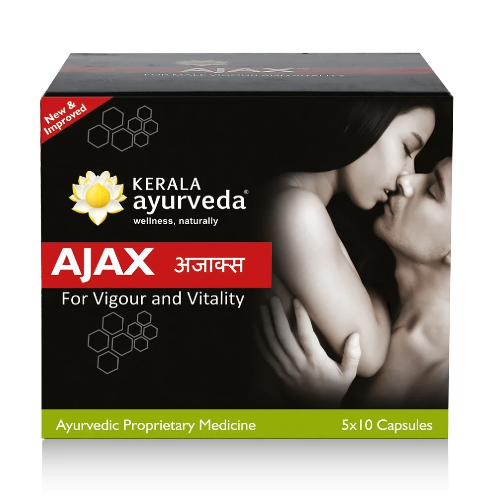 Kerala Ayurveda Ajax Capsules, 50 Tablets-1.webp